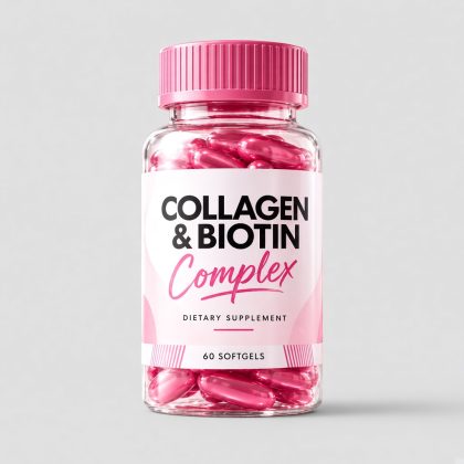 Colágeno & Biotina Complex – 60 Cápsulas Blandas